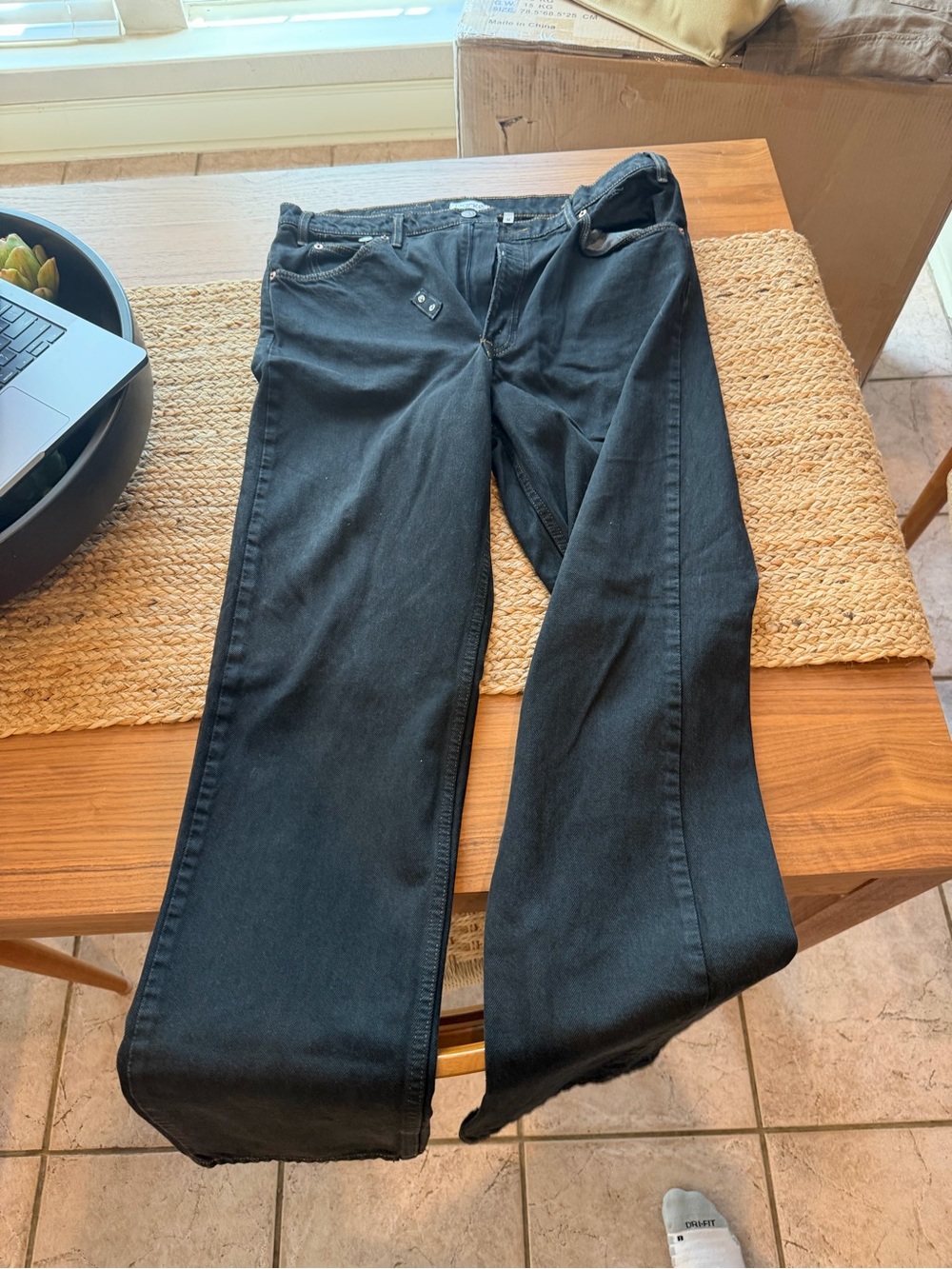 Parke Black Flare Jeans